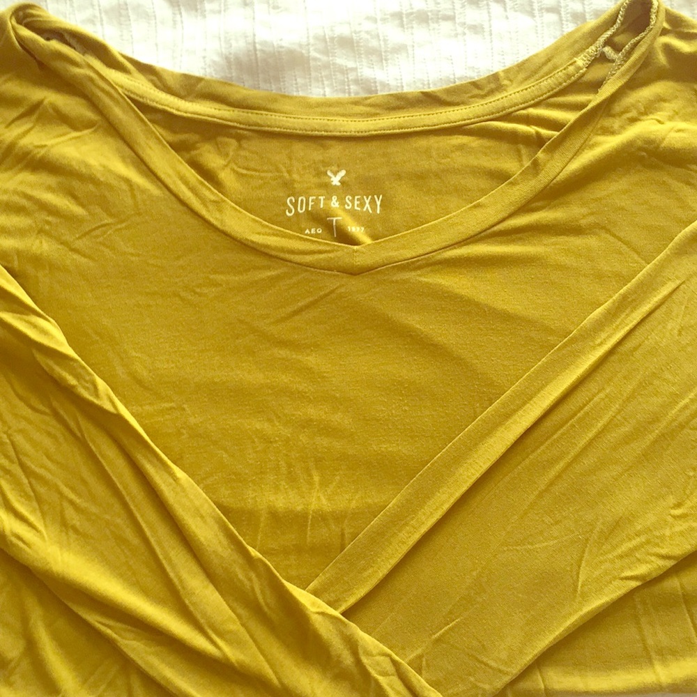 Green long sleeve super soft sexy fabric